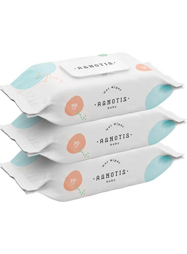 Pampers Aqua Pure Μωρομάντηλα 2x48τμχ 1+1 ΔΩΡΟ